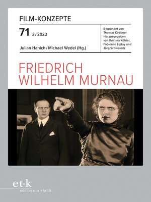 cover image of FILM-KONZEPTE 71--Friedrich Wilhelm Murnau
